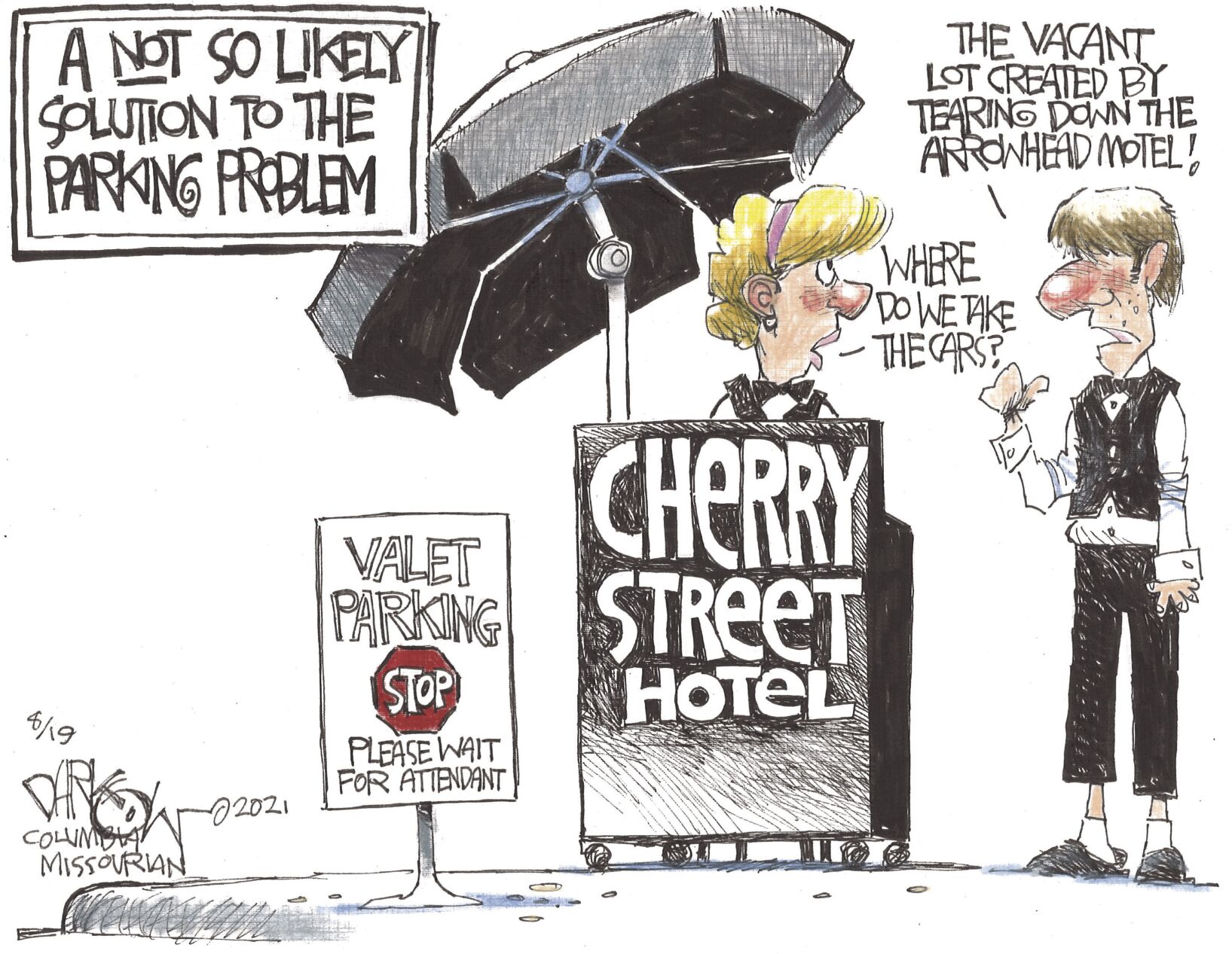 Cherry Street Hotel parking